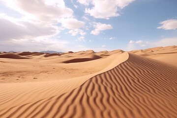 Fototapeta na wymiar Dune Delight: Majestic Desert Dune Time-Lapse Rain Visuals