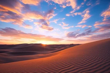 Fotobehang Extreme Weather Desert Time-Lapse: Enigmatic Desert Dune Videos © Michael