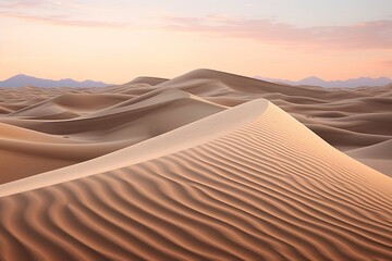 Fototapeta na wymiar Time-lapse Desert Dune Videos: Mesmerizing Visualizations of Desert Wind Patterns