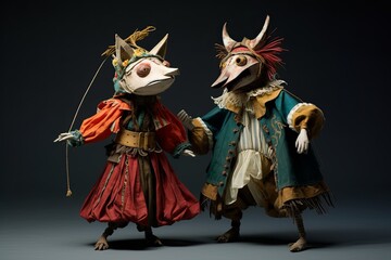 Traditional Folklore Puppetry Arts: Colorful Costumes in Timeless Performances