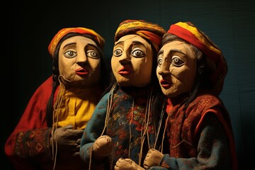 Traditional Folklore Puppetry Arts: Exploring the Rich Heritage of Puppetry in Folk Culture - obrazy, fototapety, plakaty