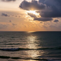 Fototapeta premium sunset over the sea