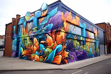 Vibrant Graffiti Wall Murals: Bold Street Art Statements in Urban Spaces