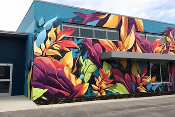 Community Spaces Vibrant Graffiti Wall Murals: Engaging Mural Art for All