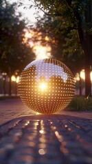 Fototapeta premium Empathy Sphere futuristic tech