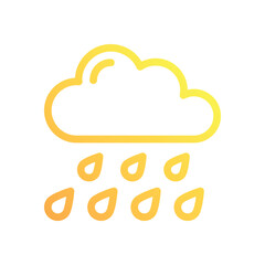Heavy Rain vector icon