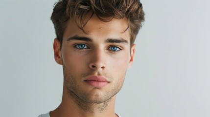 Fototapeta premium Attractive Caucasian male person with a cool and youthful appearance