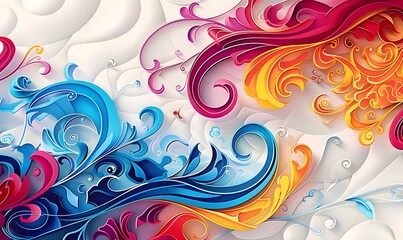 Colorful vector illustration background wallpaper