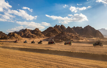 View of desert mountain landscape © gumbao