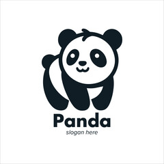 Panda logo template