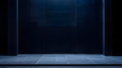 Blue Black Pastel Interior: Serene Ambiance, Tranquil Atmosphere: Blue Black Pastel Scene, Modern Interior Design: Blue Black Pastel Aesthetic, Elegant Decor with Blue Black Pastel Accents