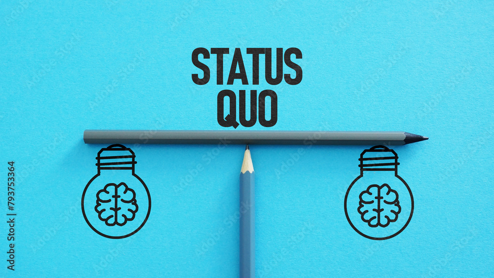 Poster Status Quo is shown using the text