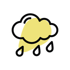 Drizzle vector icon