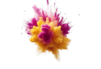 Colored powder explosion 