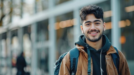 portrait smile of people from student, doctor, artist, grandmother, businessman 