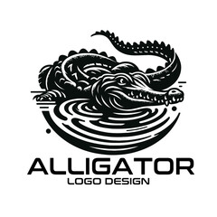 Alligator Vector Logo Design