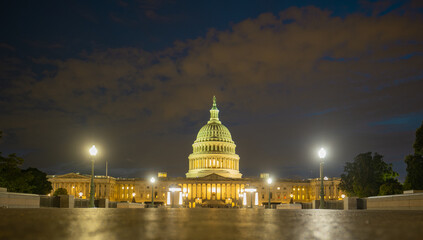 Capitol building. United States Capitol Building at night, Washington DC. Images photo of the U.S....