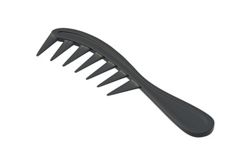 Comb for hair isolated on white background. 3d render