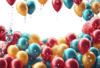 Festive with helium balloons Celebrate a birthday
