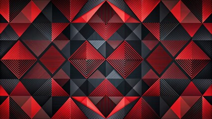 a modern background with abstract geometric patterns in black and red