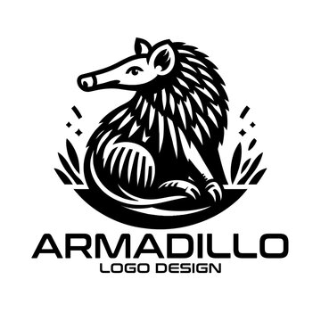 Armadillo Vector Logo Design