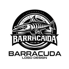 Obraz premium Barracuda Vector Logo Design