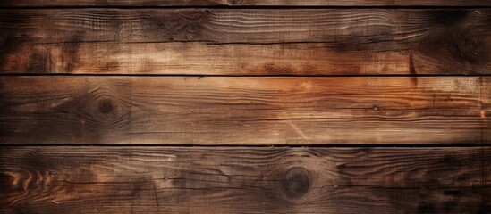 Close-up of Stained Wooden Wall