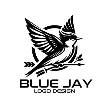 Blue Jay Vector Logo Design