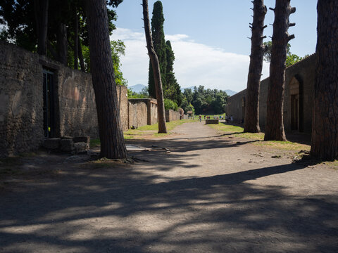 Archaeological site of Pompeii, Campania, Italy