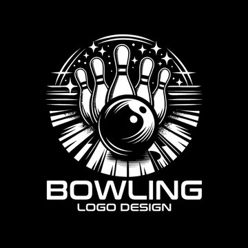 Bowling Vector Logo Design