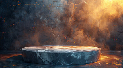 marble look product promotion area acoustic environment studio style
