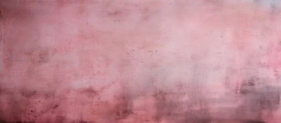 Obraz premium Pink wall with black border, featuring a black cat