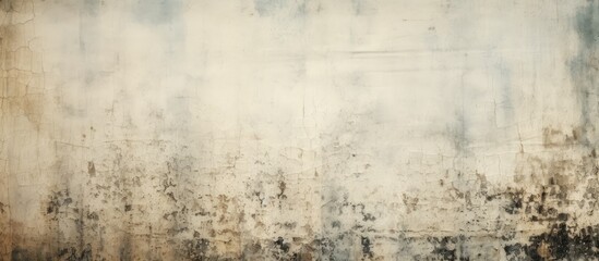 Fototapeta premium Wall covered in black and white paint splatters