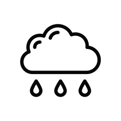 Rain vector icon