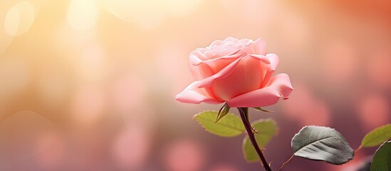 Obraz premium A pink flower blooms in sunlight