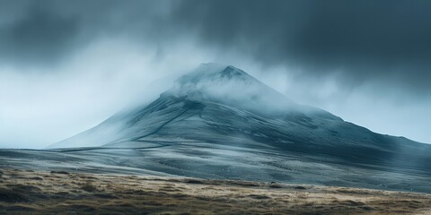 Foggy Mountain Landscape