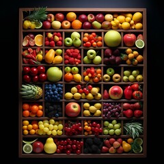 b'An Abundance of Fruits and Vegetables'