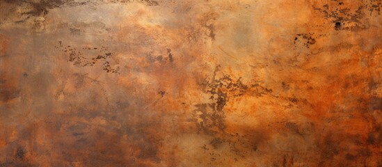 Rusted metal with brown and orange paint
