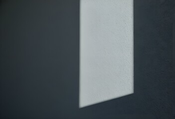 wall. grey, with the shadow of a window, realistic. Generative AI.	