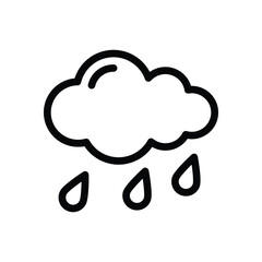Drizzle vector icon