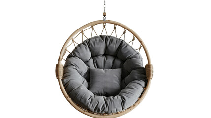Top view of Swing chair on the transparent background, PNG Format