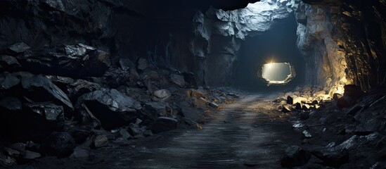 Exploring the damp cave passage