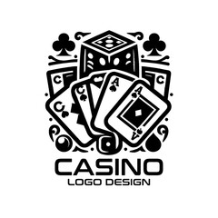 Casino Vector Logo Design