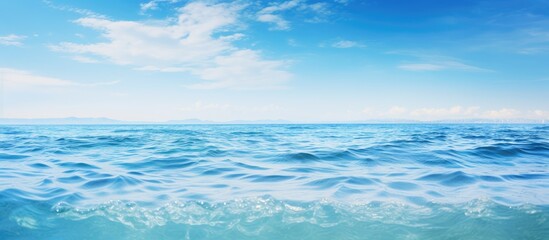 Fototapeta premium Water surface under sky