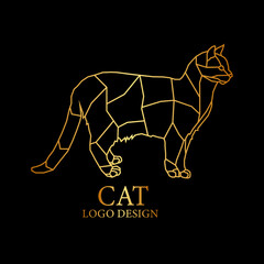 Cat Vector Logo Design
