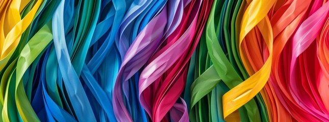 .KSColorful rainbow paper_quilling background colorful