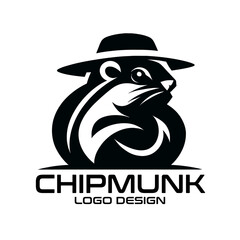 Chipmunk Vector Logo Design