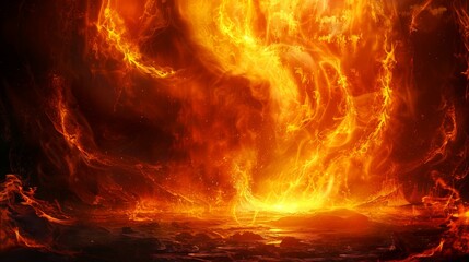 Fototapeta premium illustration art of flame suitable for background digital and print