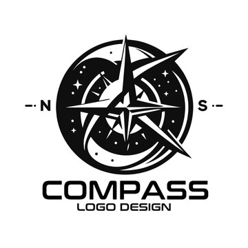 Compass Vector Logo Design 
