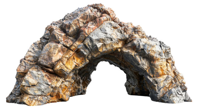 Arch tunnel entrance natural rock cave